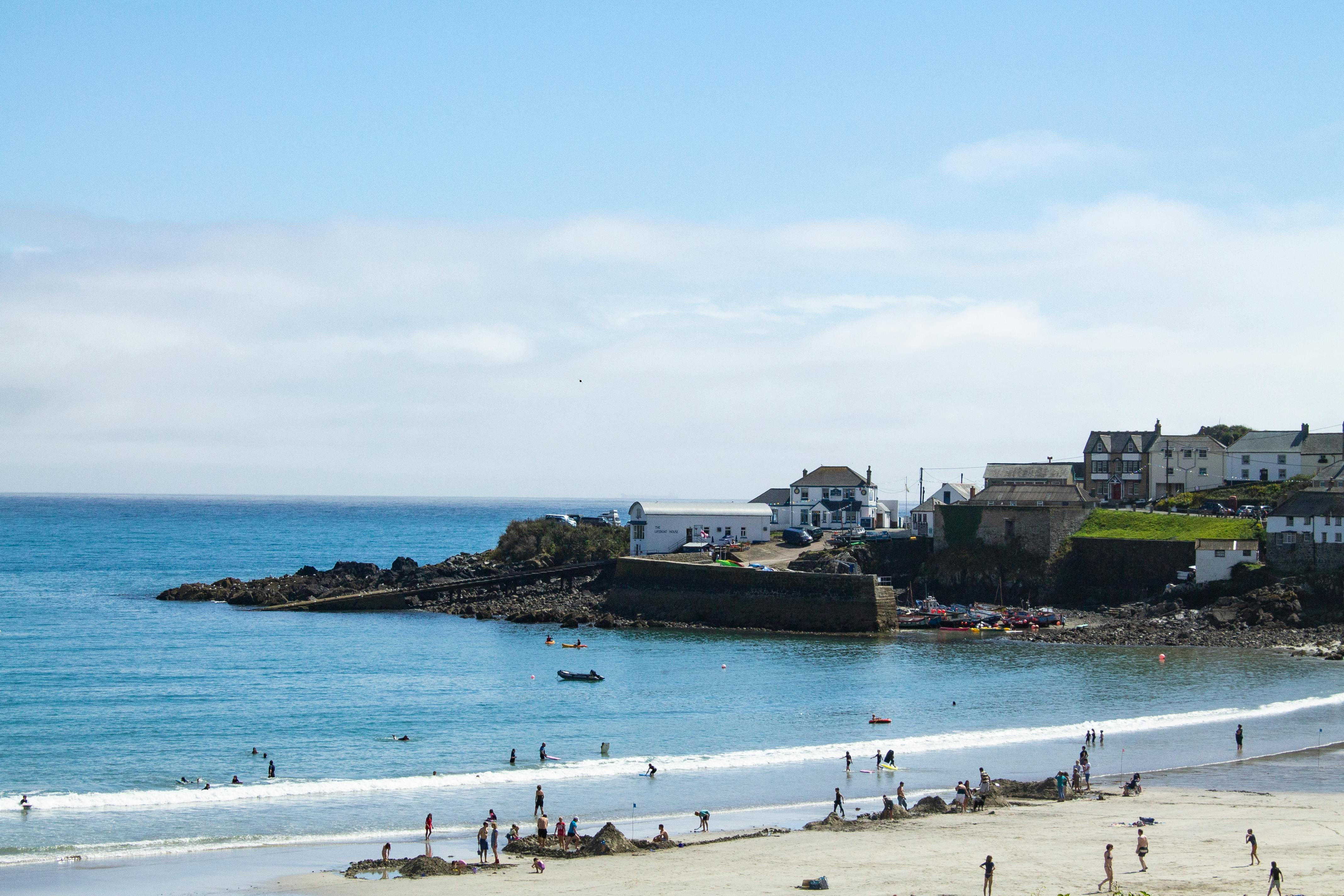 Coastal scenery, seaside towns, beaches, Cornwall